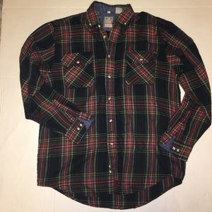 VTG‎ Outdoor Exchange Tall Med Plaid Button
